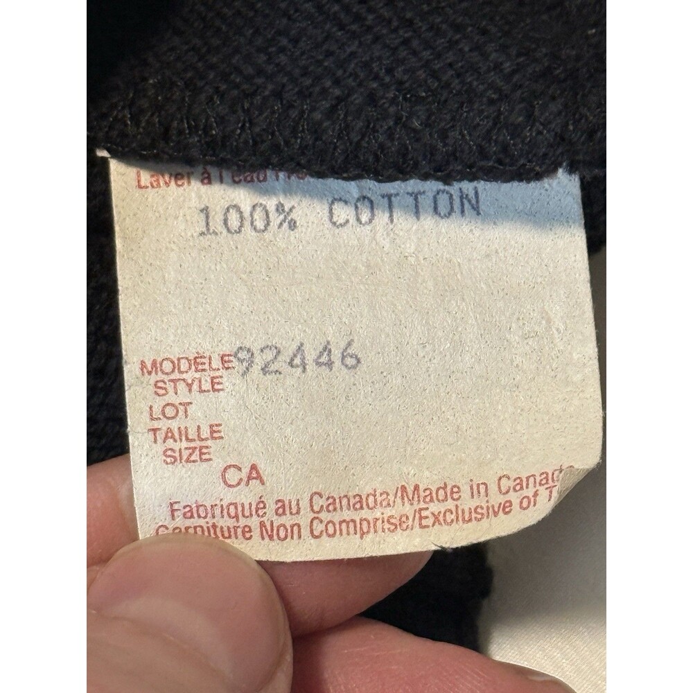 Vintage Coogi Style Sweater Mens XL Textured Knit Striped Canada Norm Thompson - Picture 10 of 10